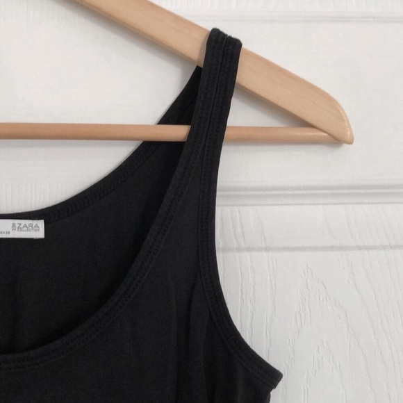 Black Zara scoop neck Tank - Picture 3 of 4